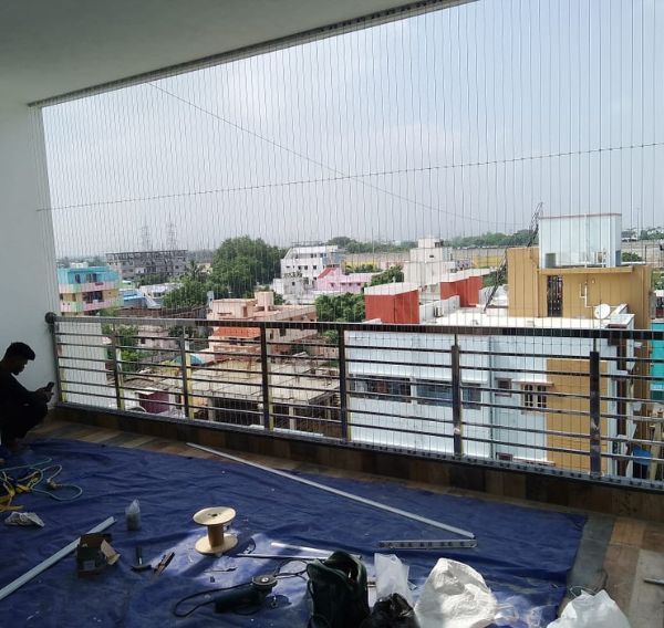 Invisible Grill Installation in Coimbatore